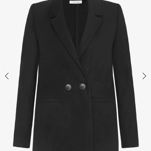 Anine Bing Madeleine Blazer In Black Medium - Picture 3 of 10